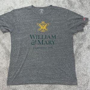 2019 men’s William & Mary College The League Vintage Style Gray T Shirt XL